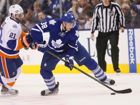 Toronto Maple Leafs winger Colin Greening has been a much better fit than he was with the Ottawa Senators. (Stan Behal/Toronto Sun/Postmedia Network)