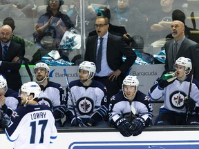 Paul Maurice behind the Jets bench. (Reuters files)