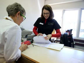 Nicole Bosiak, who now owns Oak Hills Golf Club with her husband Andrew Gunning, is shown here at an open house Saturday.