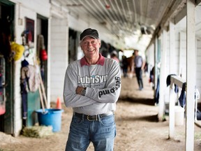 Roger Attfield in his barn at Woodbine on Friday June 12, 2015. (Craig Robertson/Toronto Sun)