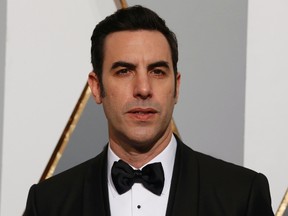 Sacha Baron Cohen, seen here at the 88th Academy Awards in California on February 28, 2016, said that he recently left a Freddie Mercury biopic because Queen wanted to tell a PG-rated story. But the band disagrees with his version of events. REUTERS/Adrees Latif
