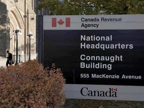 Canada Revenue Agency headquarters in Ottawa. Last year about 75 percent of Canadian taxpayers used a computer or mobile device to calculate their taxes and file their returns online. THE CANADIAN PRESS/Sean Kilpatrick