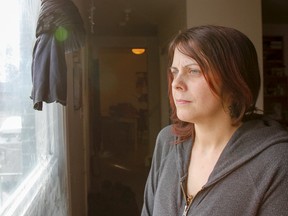 Amanda Courneyea, an Amherstview mother of five, is angry over the Ontario government's changes to the provincial autism Intensive Behavioural Intervention program. (Julia McKay/The Whig-Standard)