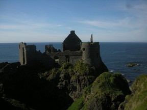 Dunluce Castle, the 16th-century fortress of the warrior clan Mcdonnell, became the House of Greenjoy in the HBO fantasy series Game of Thrones. MITCHELL SMYTH PHOTO