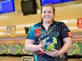 London?s Mykaela Mitchell enjoyed a record-breaking year in 2015, including three medals at the Pan American Bowling Confederation in Panama. (CRAIG GLOVER, The London Free Press)