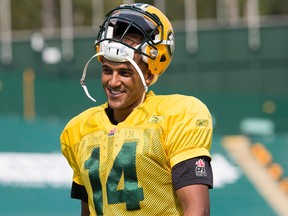 Eskimos backup quarterback James Franklin says he stayed in Edmonton over the winter to get to know the city and its people better and to be able to practise over the off-season with some of his teammates. (David Bloom)