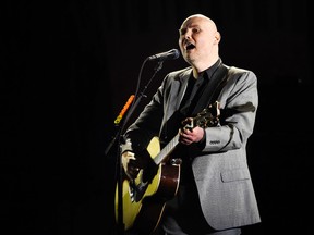 Billy Corgan of the Smashing Pumpkins performs at The Theatre at Ace Hotel on Saturday, March 26, 2016, in Los Angeles. (File photo by Chris Pizzello/Invision/AP)