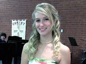 Rotary Music Festival Rose Bowl recipient Catherine Lawrence.