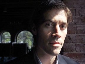 In this May 27, 2011 file photo, American journalist James Foley, of Rochester, N.H., poses for a photo in Boston. Jake Zelinski has been named Wednesday, Aug. 19, 2015, the first recipient of a scholarship named for journalist Foley, who was kidnapped in Syria and later beheaded by Islamic State militants. (AP Photo/Steven Senne, File)