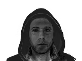 Mounties have released sketches of man wanted in a hit-and-run crash near Brandon last month that injured two people.