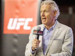 Tom Wright, UFC executive vice-president and general manager for Canada, Australia and New Zealand, speaks during a media availability for the June 18 UFC Fight Night card at TD Place on April 11, 2016. (Darren Brown/Postmedia)