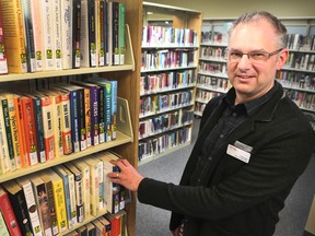 Todd Kyle, CEO of Newmarket Public Library, on Wednesday April 13, 2016. The library has issued letters to people with noticeable odour. (Veronica Henri/Toronto Sun)