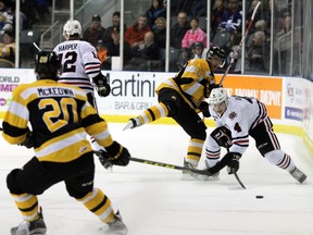 Kingston Frontenacs Roland McKeown and Spencer Watson are finalists for OHL awards this season. (Whig-Standard file photo)