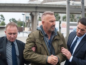 Kevin Costner in a scene from the movie "Criminal."