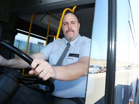 Dan Stoddard is an OC Transpo bus driver who simply helped out someone in distress is receiving a lot of positve attention   Photo by Jean Levac