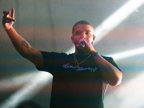 In this March 19, 2016 file photo, Drake performs during the South by Southwest Music Festival in Austin, Texas. (Jack Plunkett/Invision/AP, File)
