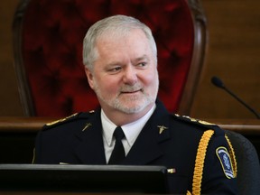 Tim Miller/The Intelligencer
John O'Donnell, director of Hastings-Quinte Paramedic Service, speaks during a Hastings/Quinte Emergency Services Committee meeting earlier this week. O'Donnell has reached out to the province in the hopes to take part in a renewed funding plan by the Ministry of Health and Long-term Care for the Community Paramedicine program.