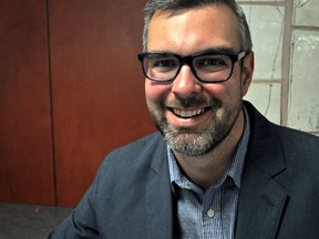 Scott Courtice, the new executive director of the London InterCommunity Health Centre on April 7, 2016. CHRIS MONTANINI\LONDONER\POSTMEDIA NETWORK