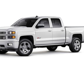 This photo provided by General Motors shows 2015 Chevrolet Silverado 1500 LTZ Z71 with Custom Sport special edition package.  (General Motors via AP)