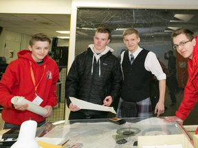 Tate Trueman, left, in Ottawa during the Vimy: Canada’s Commming of Age forum this year - Photo submitted.