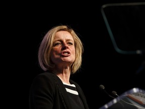 Photos: Premier Rachel Notley delivers the State of the Province address at Edmonton Expo Centre in Edmonton, Alta., on Friday, April 15, 2016.