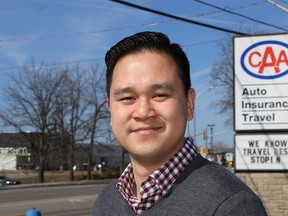 Raymond Chan, the government relations specialist with CAA, was in Kingston on Friday to launch its Ontario's Worst Roads Campaign. (Ian MacAlpine/The Whig-Standard)
