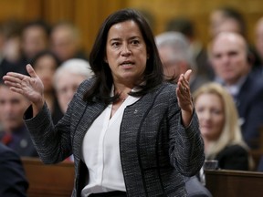 Canada's Justice Minister Jody Wilson-Raybould speaks during Question Period in the House of Commons on Parliament Hill in Ottawa, Canada, February 22, 2016. REUTERS/Chris Wattie