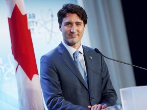 Prime Minister Justin Trudeau holds a news conference at the conclusion of the Nuclear Security Summit in Washington in this April 1, 2016, file photo. REUTERS/Jonathan Ernst/Files