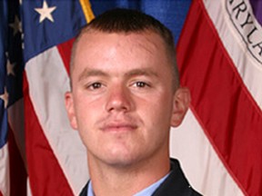 This photo provided by Prince George County shows Prince George County Firefighter/Medic John Ulmschneider. Police are trying to determine why a person opened fire on firefighters who were responding to a call for help at a home in a Maryland suburb of Washington. Ulmschneider was shot and killed while making a welfare check and another remains in serious condition, officials said. (Prince George County via AP)