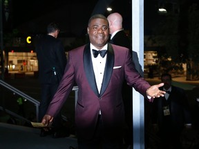 Comedian Tracy Morgan attends the 67th Annual Primetime Emmy Awards Governors Ball in Los Angeles, California in this September 20, 2015 file photo. Comedian Tracy Morgan put on a performance near where he was severely injured in a New Jersey car crash for an audience including people who treated him after the accident that nearly killed him about two years ago, People magazine said on April 17, 2016. REUTERS/Mario Anzuoni/Files