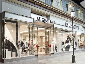 A Le Chateau store at the Carrefour Laval mall in Laval, Quebec. (Le Chateau handout)