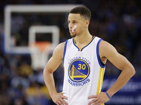 Golden State Warriors' Steph Curry was not at Monday morning's shootaround. (AP Photo/Marcio Jose Sanchez)