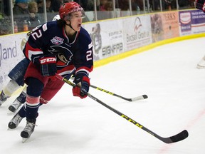 Parker Foo scored the overtime winner for the Brooks Bandits in a 2-1 victory against the Spruce Grove Saints in Game 3 of the AJHL final on Monday. All three games of the final have gone to overtime. The Bandits hold a 2-1 series lead.