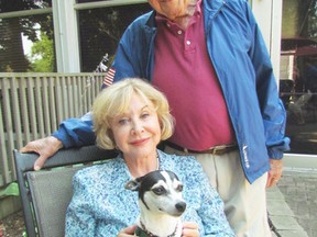 Michael Learned and the late Ralph Waite are shown in this file photo taken in 2012 when they appeared in a production of Love Letters at Victoria Playhouse Petrolia. Learned is returning to Petrolia this summer to appear in Driving Miss Daisy, and three performances of Miss Michael, an "In Conversation" presentation about her life and career. The Playhouse has received more than $120,000 from the province's Celebrate Ontario grant program for with the coming summer season.
File photo/THE OBSERVER