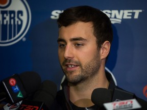 Jordan Eberle has been identified as part of the core of the Oilers rebuilding effort since 2010, but Sun readers say he should be traded for a top-pairing defenceman. (Topher Seguin)