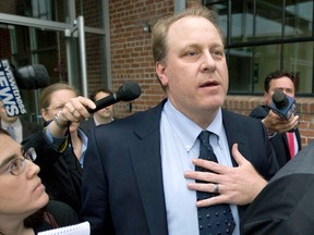 ESPN analyst and former Boston Red Sox pitcher Curt Schilling is defending himself after making comments on Facebook about transgender people.(AP Photo/Steven Senne, File)