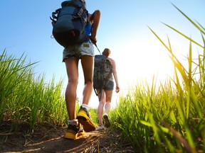Hiking is one of many outdoor activities to take part in now that spring is here. (Fotolia)