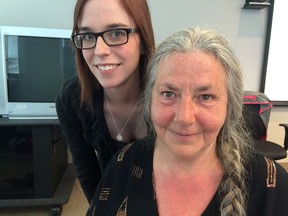 Michelle Nouwens, 63, was threatened with eviction because of her hoarding disorder. 'Clutter coach' Krystal Lavigne of Montfort Renaissance helped Michelle get her life under control. Blair Crawford/Postmedia
