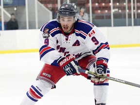 Ted Hunt, who just finished his fourth season in the Ontario Junior Hockey League, has committed to play for the Queen’s Gaels beginning with the 2016-17 season. (OJHL Images)