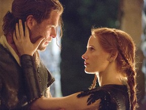 Chris Hemsworth and Jessica Chastain try to find their way back to one another in the epic action-adventure "The Huntsman: Winter's War."