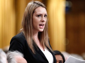 NDP MP Ruth Ellen Brosseau speaks during Question Period in the House of Commons on Parliament Hill in Ottawa March 8, 2012.    REUTERS/Chris Wattie