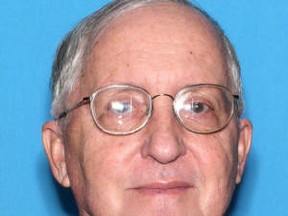 This photo provided by St. Johns County Sheriffs Office shows Father Rene Wayne Robert, a Roman Catholic priest in Florida whose body was found in rural east Georgia, who dedicated his life to working with prisoners and society's downtrodden. He was reported missing April 12 after church officials became concerned when he missed an appointment. (FHSMV/St. Johns County Sheriffs Office via AP)