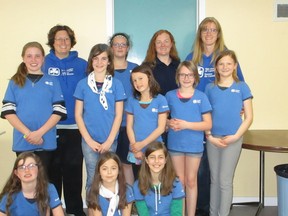 A group of nine girls and three Girl Guide leaders will be going to Ottawa for Canada Day 2017. They have been raising money throughout the year and will put on a garage sale May 6 and 7 at the Heritage Pavilion.