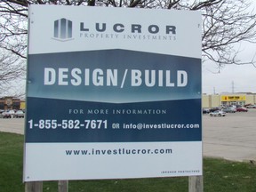 Lucror Property Investments has purchased the former Zellers Plaza on London Road, and said Friday it is planning to continue redeveloping the site. The property is shown here on Friday April 22, 2016 in Sarnia, Ont. Paul Morden/Sarnia Observer