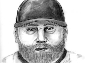 Composite sketch of March 13 sexual assault suspect - Image submitted.