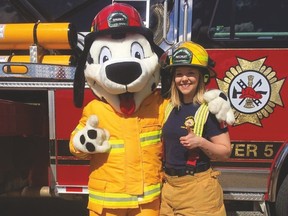 Chelsea Schroeder was inspired by her mother’s volunteer firefighting efforts and decided to become a firefighter herself. - Photo supplied