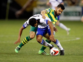FC Edmonton rookie midfielder Shamit Shome made his pro debut with the Eddies against the Tampa Bay Rowdies Saturday in Tampa Bay, Fla. Shome also plays for the U of A Golden Bears, taking Canada West rookie of the year honours in 2015, as well as the Canada U-20 team. (Supplied)
