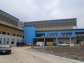 A view of the outside during a media tour of the Providence Care hospital. (Ian MacAlpine/The Whig-Standard)