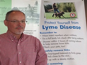 Dr. Kieran Moore, associate doctor of medical health at Kingston, Frontenac, Lennox and Addington Public Health, was the lead organizer who invited researchers, policy-makers and experts to a national Lyme disease symposium on Thursday and Friday. (Kelsey Curtis/For the Whig-Standard)