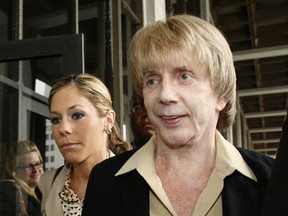 Phil Spector and wife Rachelle Short. (REUTERS)
